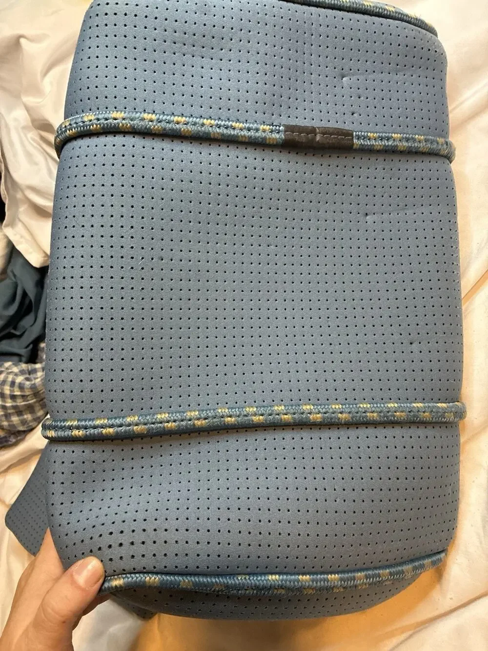 POPUPS Everyday Tote Blue tote bag gym large sporty With Detachable Pocket